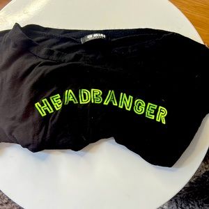 I heart Raves Headbanger Crop Tee